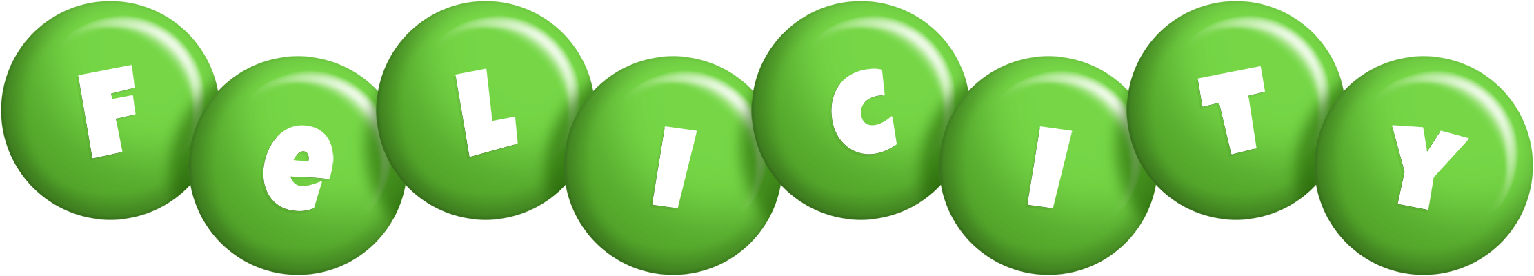 Felicity candy-green logo