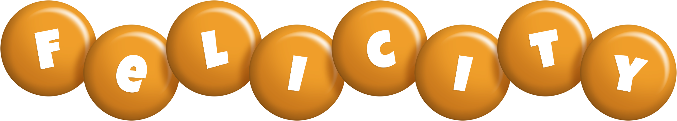 Felicity candy-orange logo