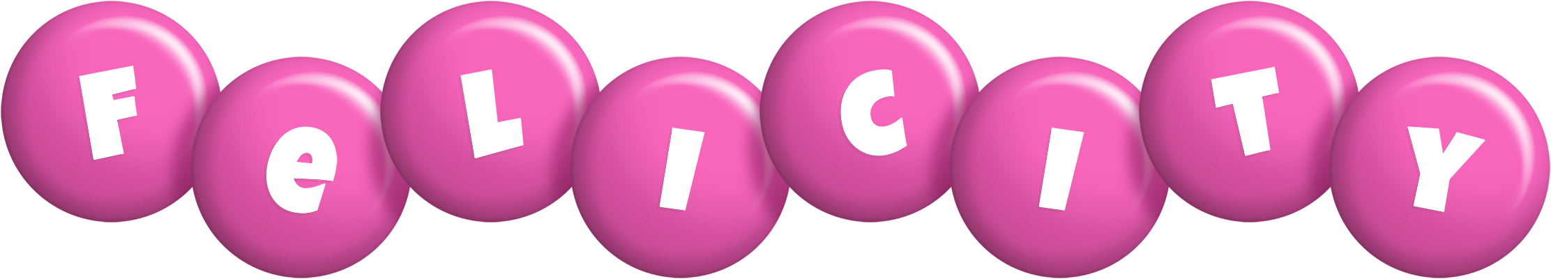 Felicity candy-pink logo
