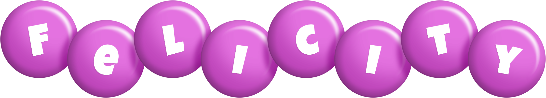 Felicity candy-purple logo