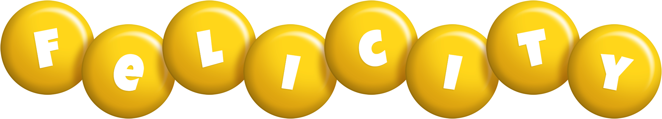 Felicity candy-yellow logo