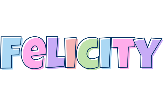 Felicity pastel logo