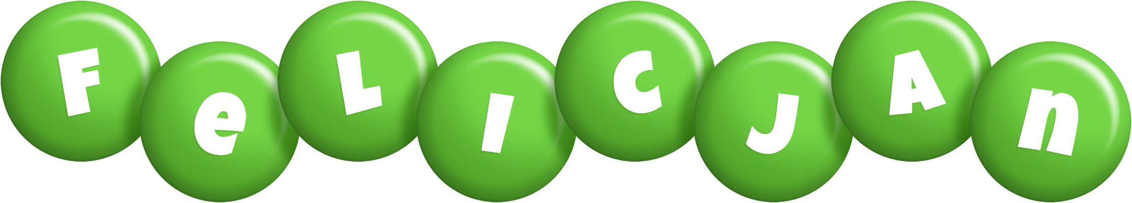 Felicjan candy-green logo
