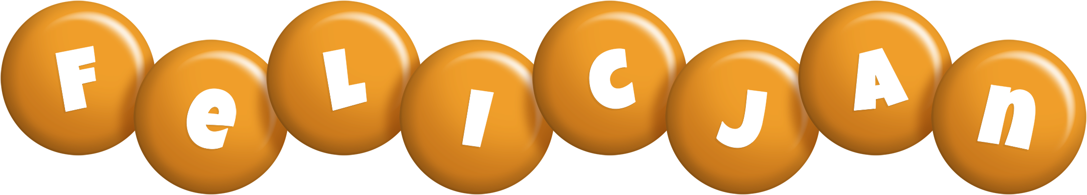 Felicjan candy-orange logo