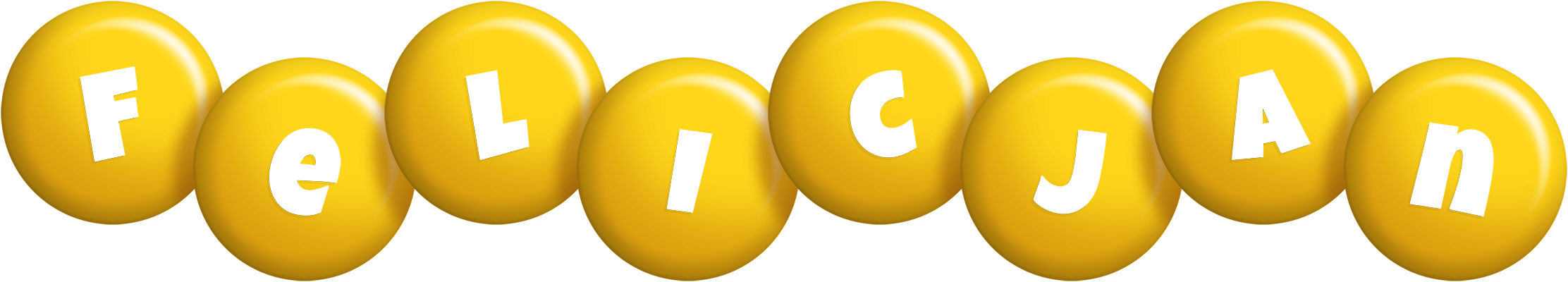 Felicjan candy-yellow logo