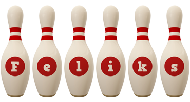 Feliks bowling-pin logo