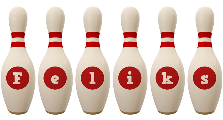 Feliks bowling-pin logo