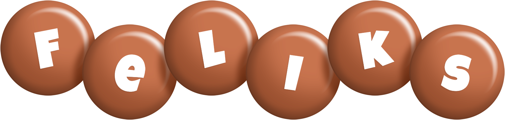 Feliks candy-brown logo