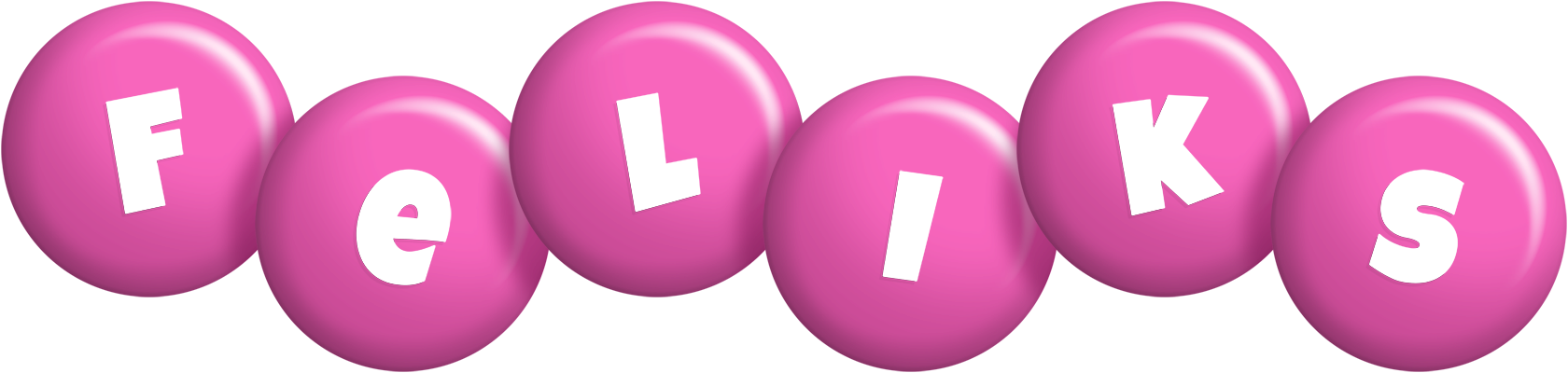 Feliks candy-pink logo