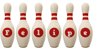 Felipe bowling-pin logo