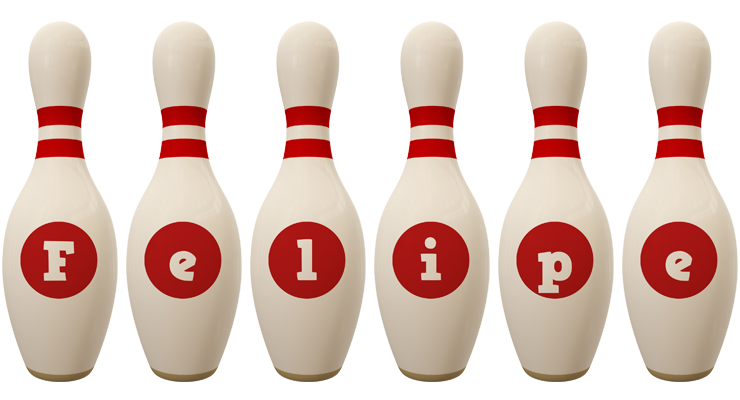 Felipe bowling-pin logo