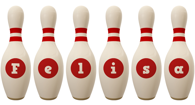 Felisa bowling-pin logo