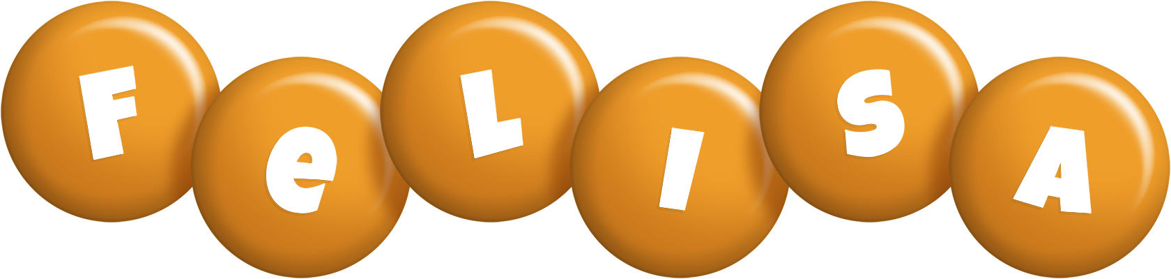 Felisa candy-orange logo