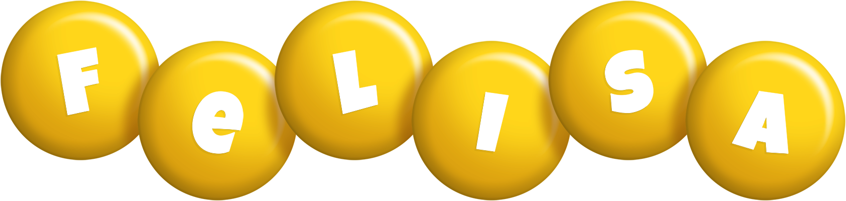 Felisa candy-yellow logo
