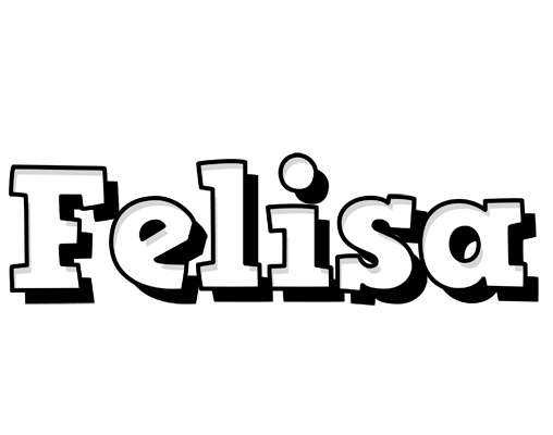 Felisa snowing logo