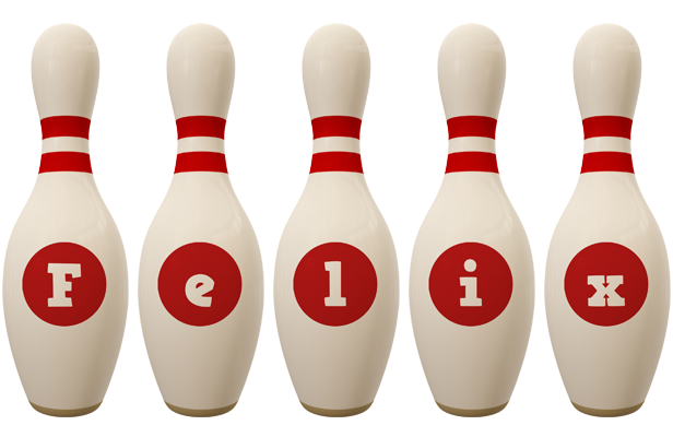 Felix bowling-pin logo