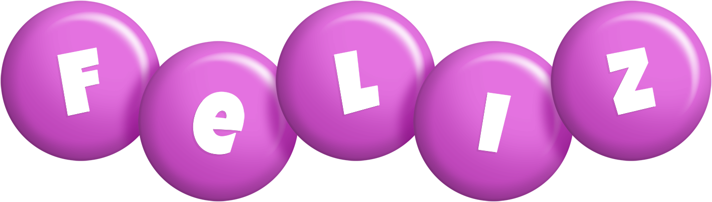 Feliz candy-purple logo
