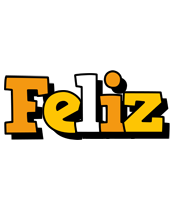 Feliz cartoon logo