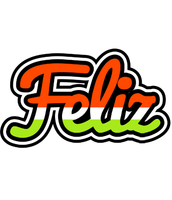 Feliz exotic logo
