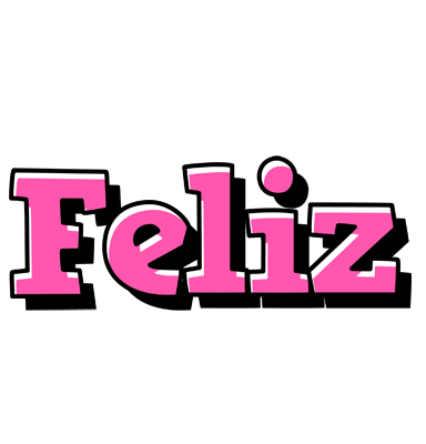 Feliz girlish logo