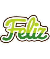 Feliz golfing logo