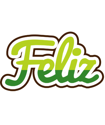 Feliz golfing logo