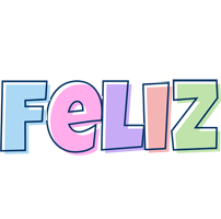 Feliz pastel logo