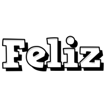 Feliz snowing logo