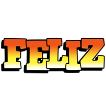 Feliz sunset logo