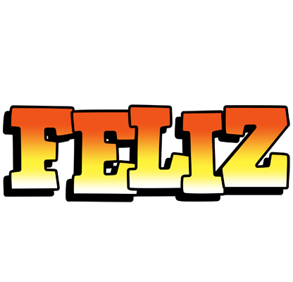 Feliz sunset logo