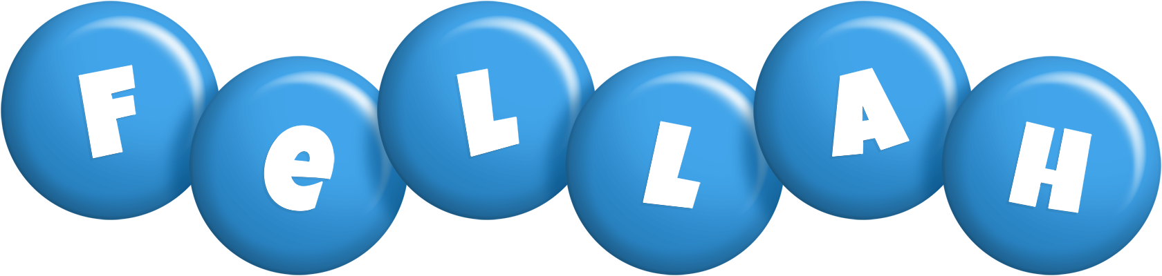 Fellah candy-blue logo