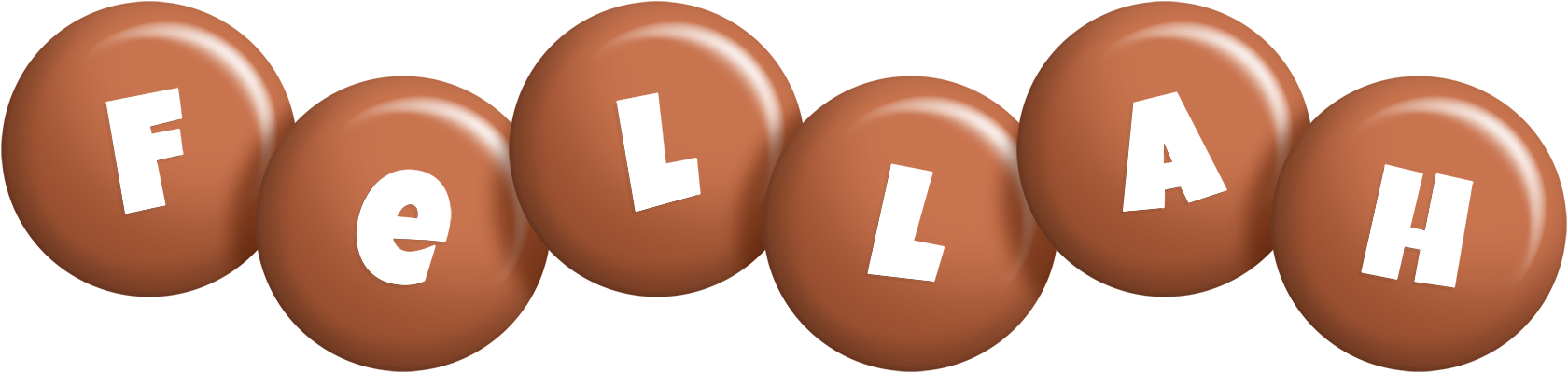 Fellah candy-brown logo