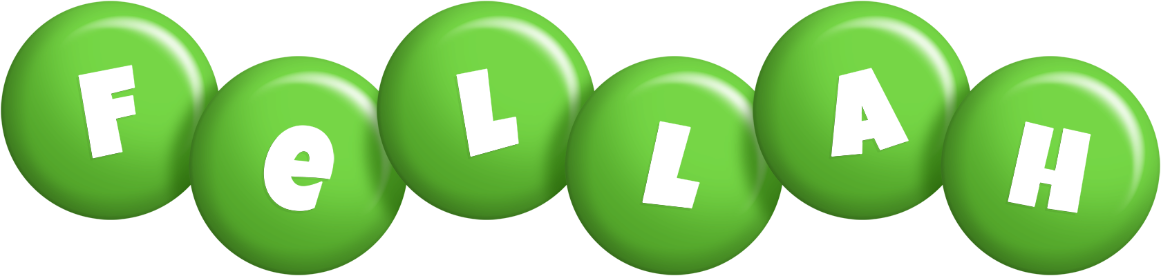 Fellah candy-green logo