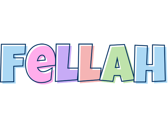 Fellah pastel logo