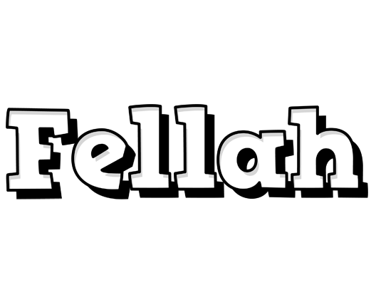 Fellah snowing logo
