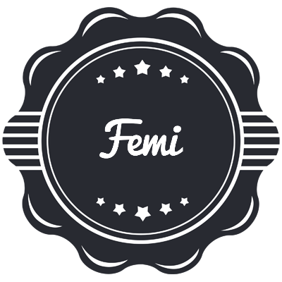 Femi badge logo