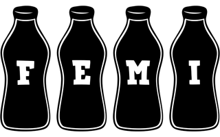 Femi bottle logo