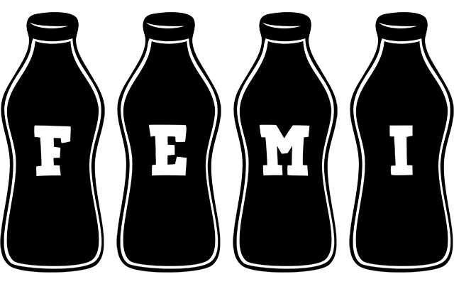 Femi bottle logo