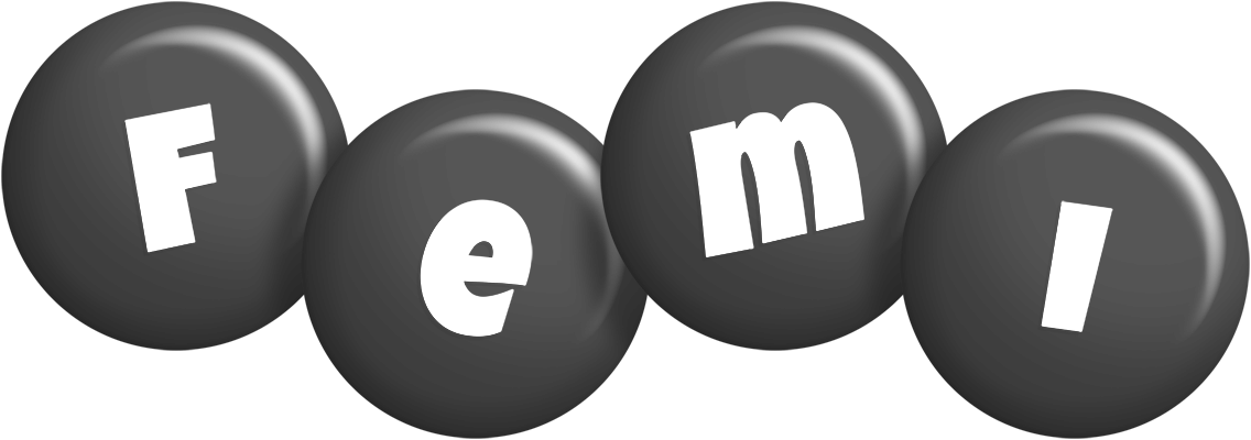 Femi candy-black logo