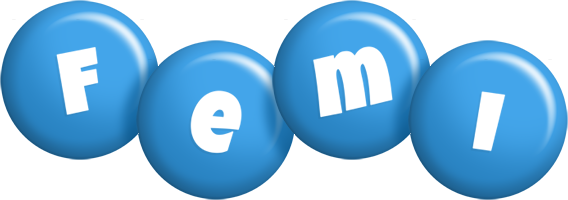 Femi candy-blue logo