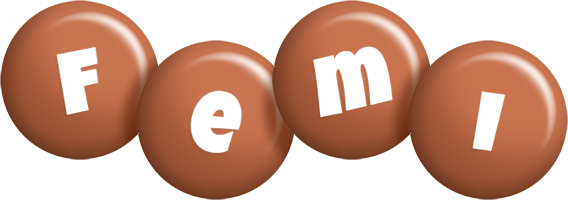 Femi candy-brown logo