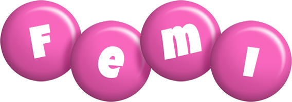 Femi candy-pink logo