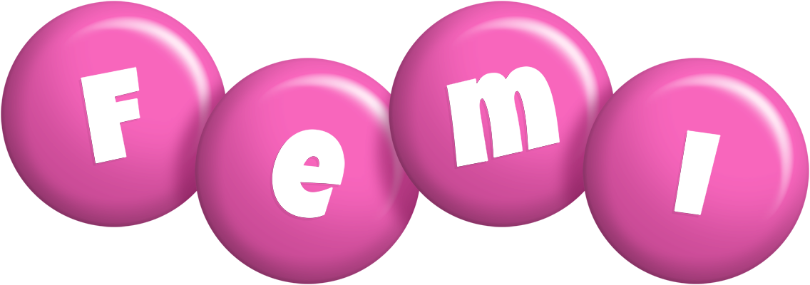 Femi candy-pink logo