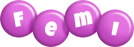 Femi candy-purple logo