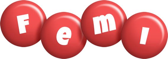 Femi candy-red logo