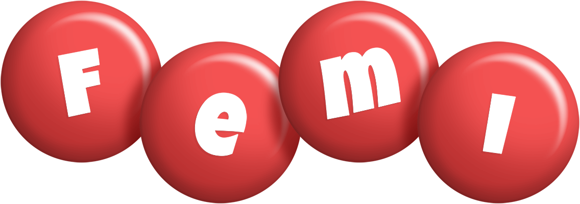 Femi candy-red logo