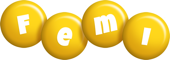 Femi candy-yellow logo