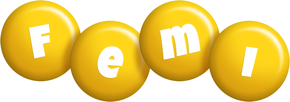 Femi candy-yellow logo