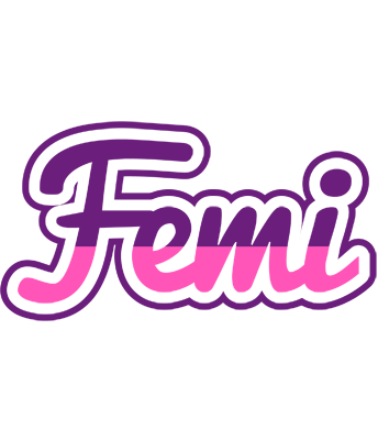 Femi cheerful logo