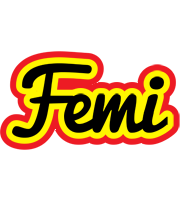 Femi flaming logo